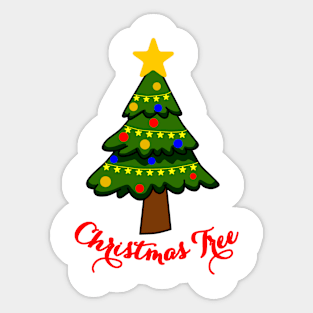 Christmas Tree Sticker